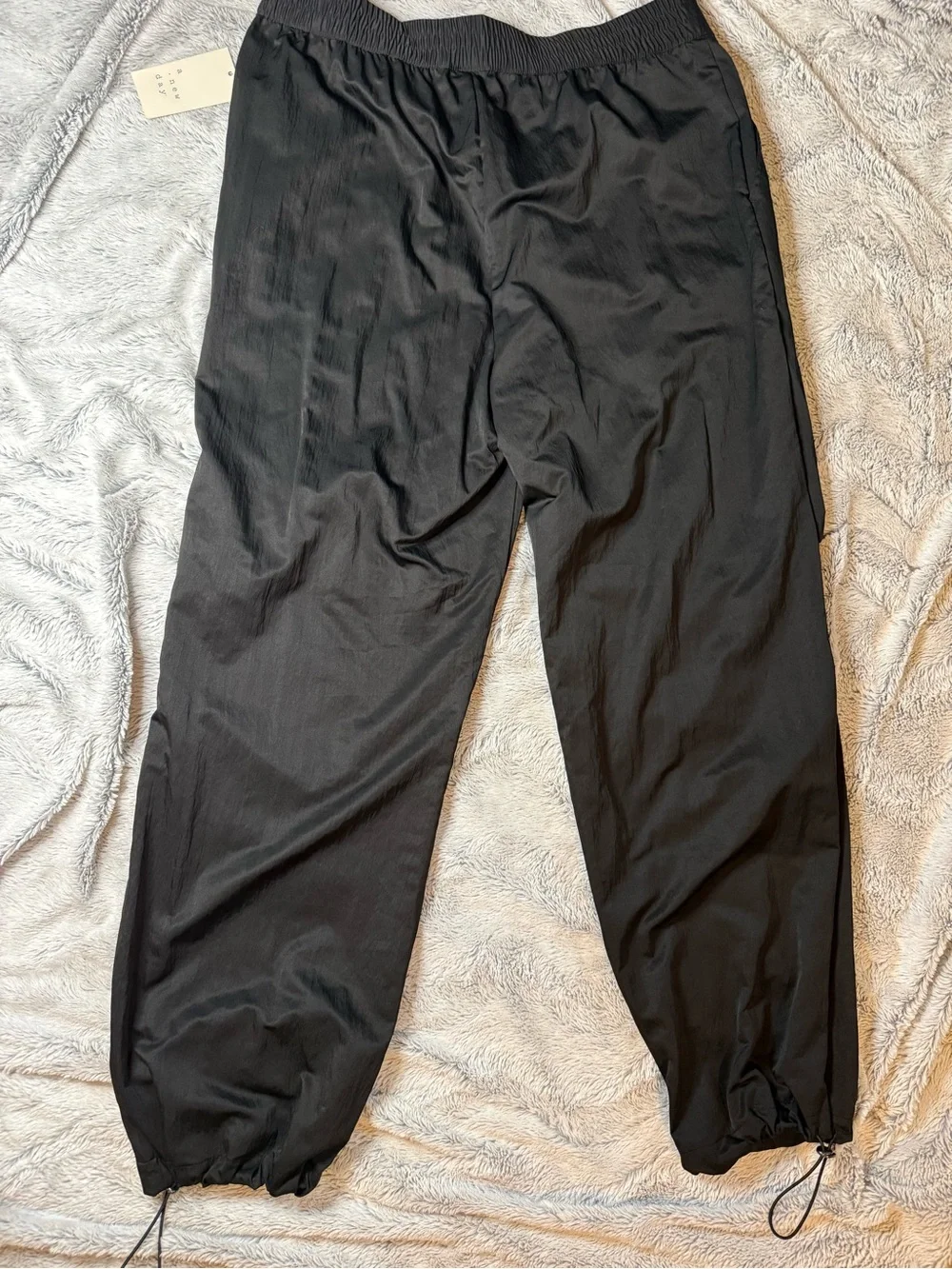 Black Parachute Jogger Pants size 10 A New Day